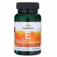 Swanson, Vitamin E, 400 IE, 100 Weichkapseln