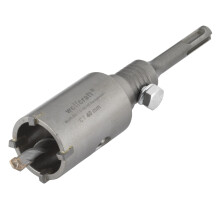 Wolfcraft 5480000 40mm Hollow Annular Bit CT with SDS Plus Adapter Impact and Shock Resistant
