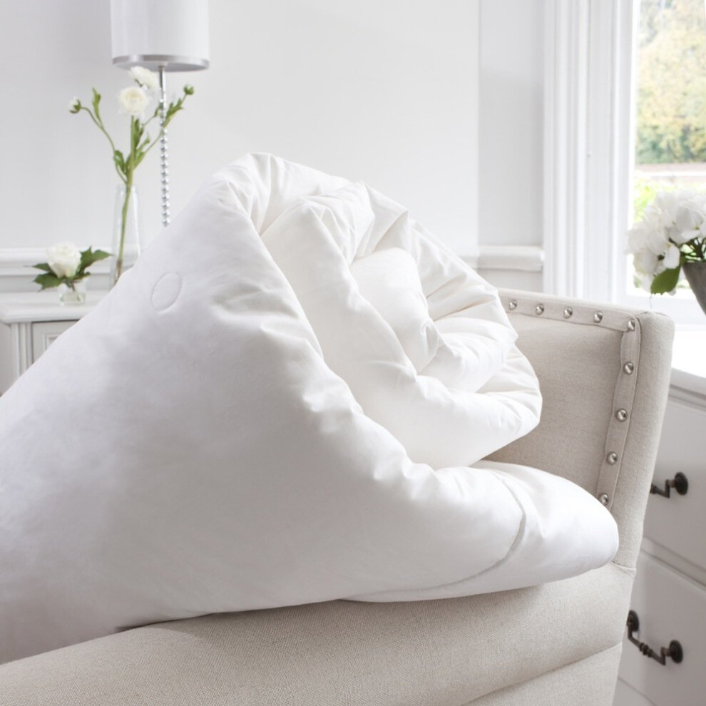 Jasmine-Silk Jasmine Silk All Seasons Weight 100% Mulberry Silk Filled Duvet Quilt - King (225 X 220Cm) 9 Tog