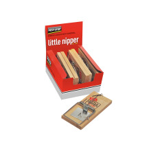 Little Nipper Rat Trap (6 Pack) - Classic Snap Trap for Rats, PSLNR6