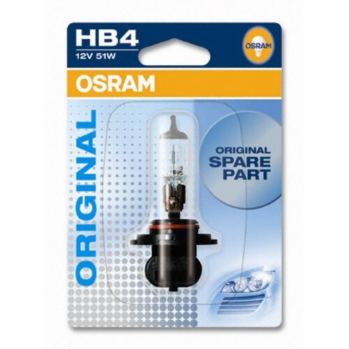 OSRAM Halogen Bulb - HB4 12V 51W - (9006) P22d 2
