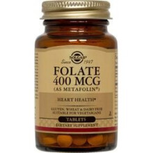 Solgar Folate (as Metafolin®) 400 µg Tablets - Pack of 50