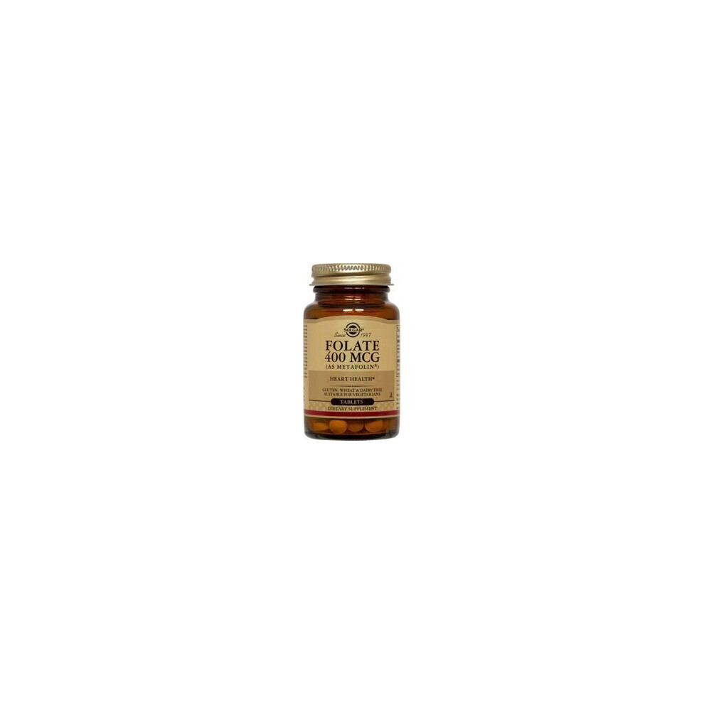 Solgar Folate (As Metafolinâ®) 400 Âµg Tablets - Pack Of 50