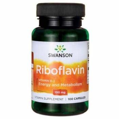 Swanson, Riboflavin, 100 mg, 100 Kapseln