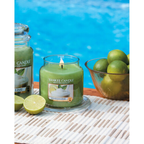 Yankee Candle Yankee Candle Medium Jar Candle, Vanilla Lime 1
