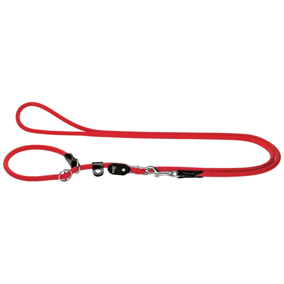 Hunter Freestyle Retriever Leash, 10 mm Diameter x 260 cm Length, Red