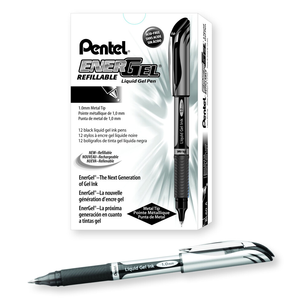 Pentel EnerGel Xm 1.0 mm Tip Pen (Pack of 12)