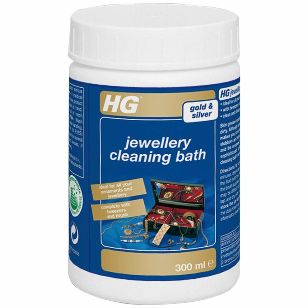 HG jewellery cleaning bath 300ML - A jewellery cleaner to clean all your jewellery and ornaments.