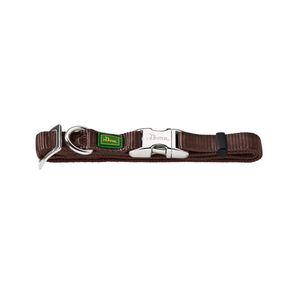 HUNTER Alu Strong Collar, Small, Brown