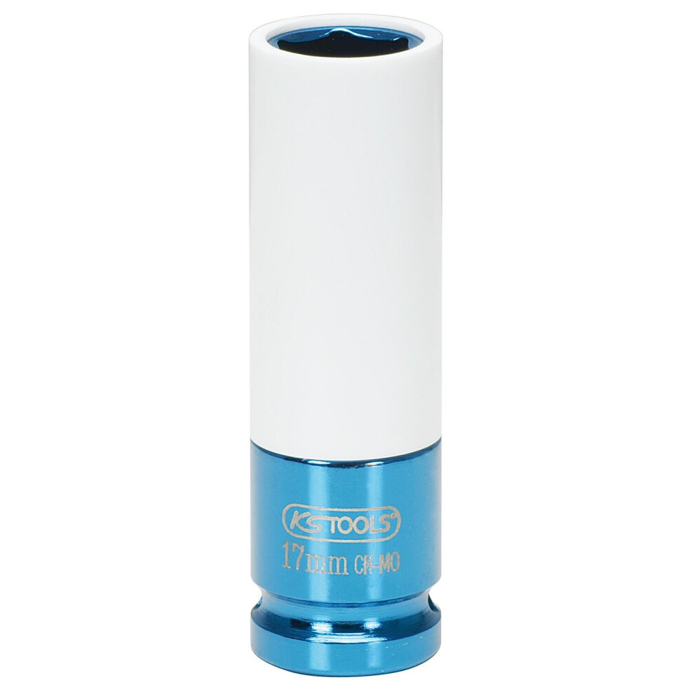 Ks Tools 515.2017 1/2" Aluminium Wheel Impact Socket, Deep, 17Mm 4042146035740