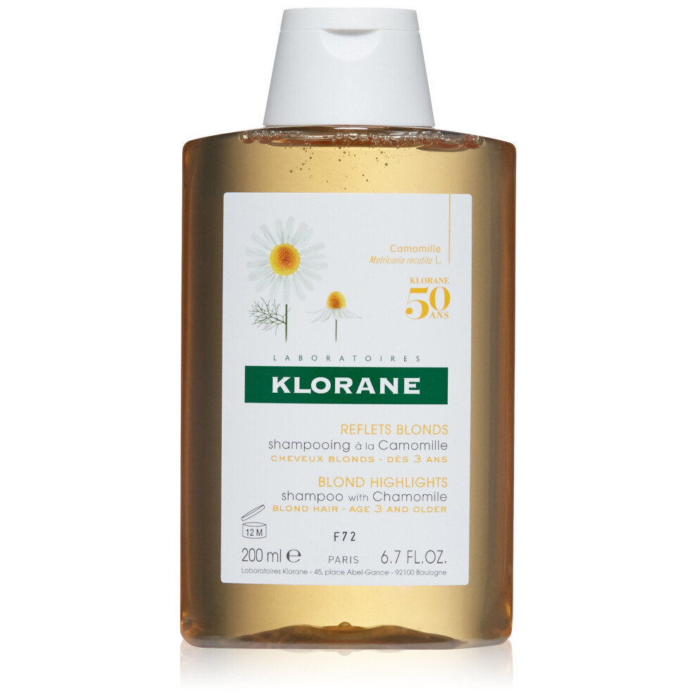 Klorane Camomile Shampoo For Blonde Hair 200ml