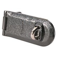 Master Lock Hasp, Zinc Plated Cast Steel Hasp Lock, High Security Lock, Best Used as a Gate Lock, Shed Lock, Cabinet Lock and More
