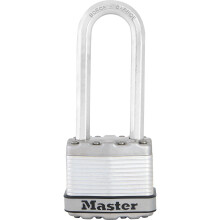 Hangsloten - Master Lock - M1EURDLJ - Hoge beugel - Gelegen staal - Inbraakwerend