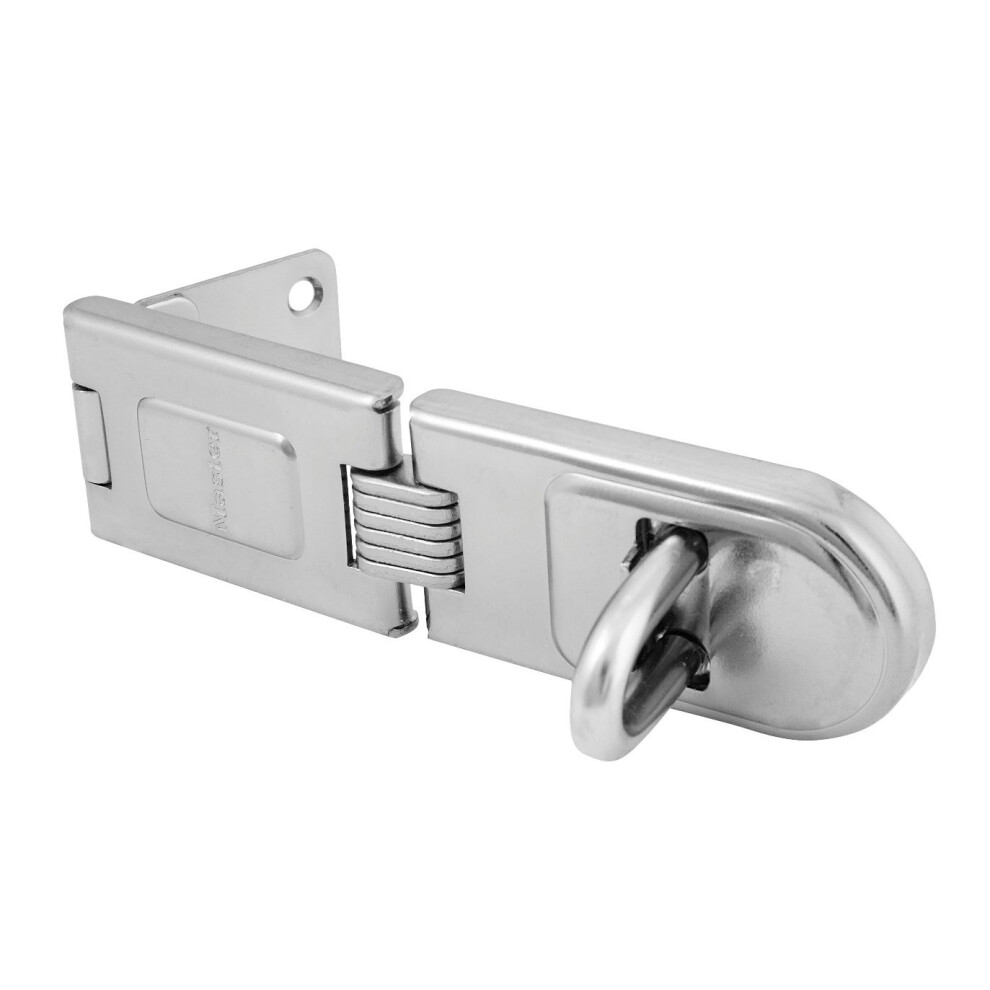Master Lock Hasp, Zinc Plated Hardened Steel Hasp Lock, High Security Lock, Best Used as a Gate Lock, Shed Lock, Cabinet Lock and More