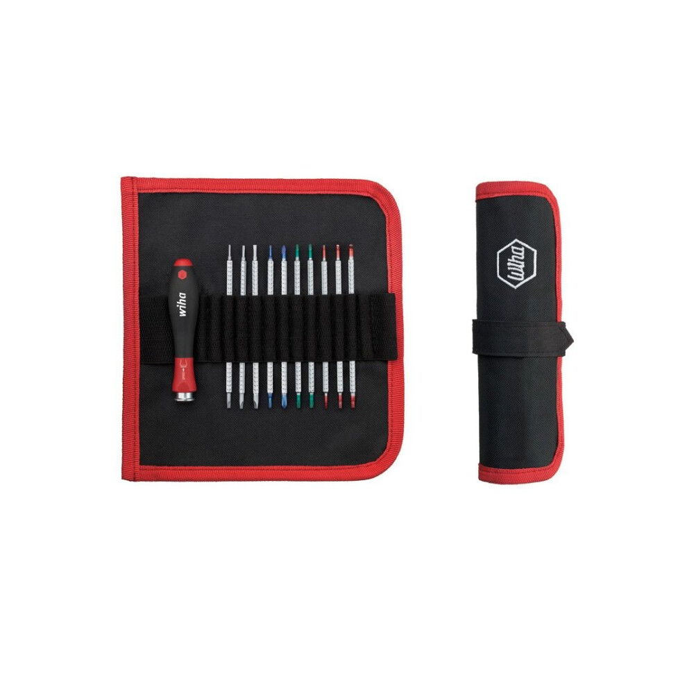Wiha System Softfinish Interchangeable Screwdriver Set, 12 Piece Size 4