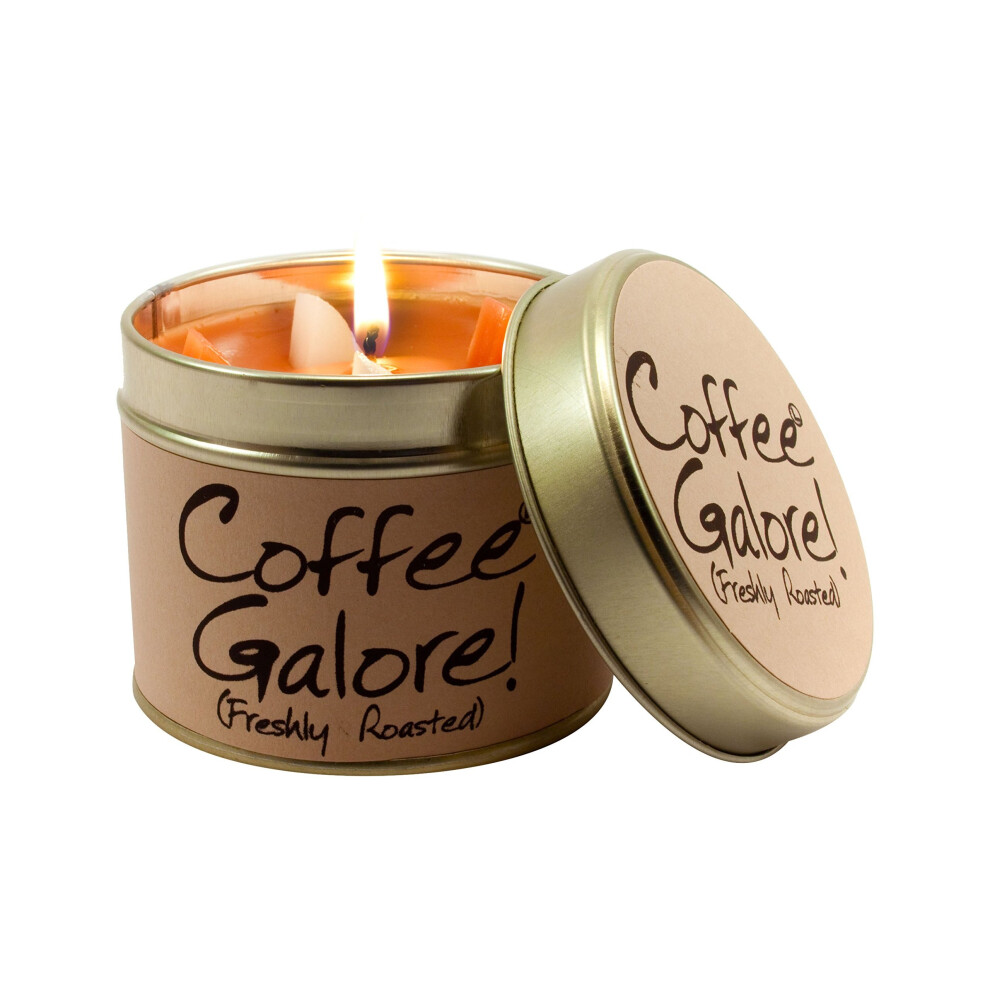 Lily Flame Coffee Galore Tin, Brown