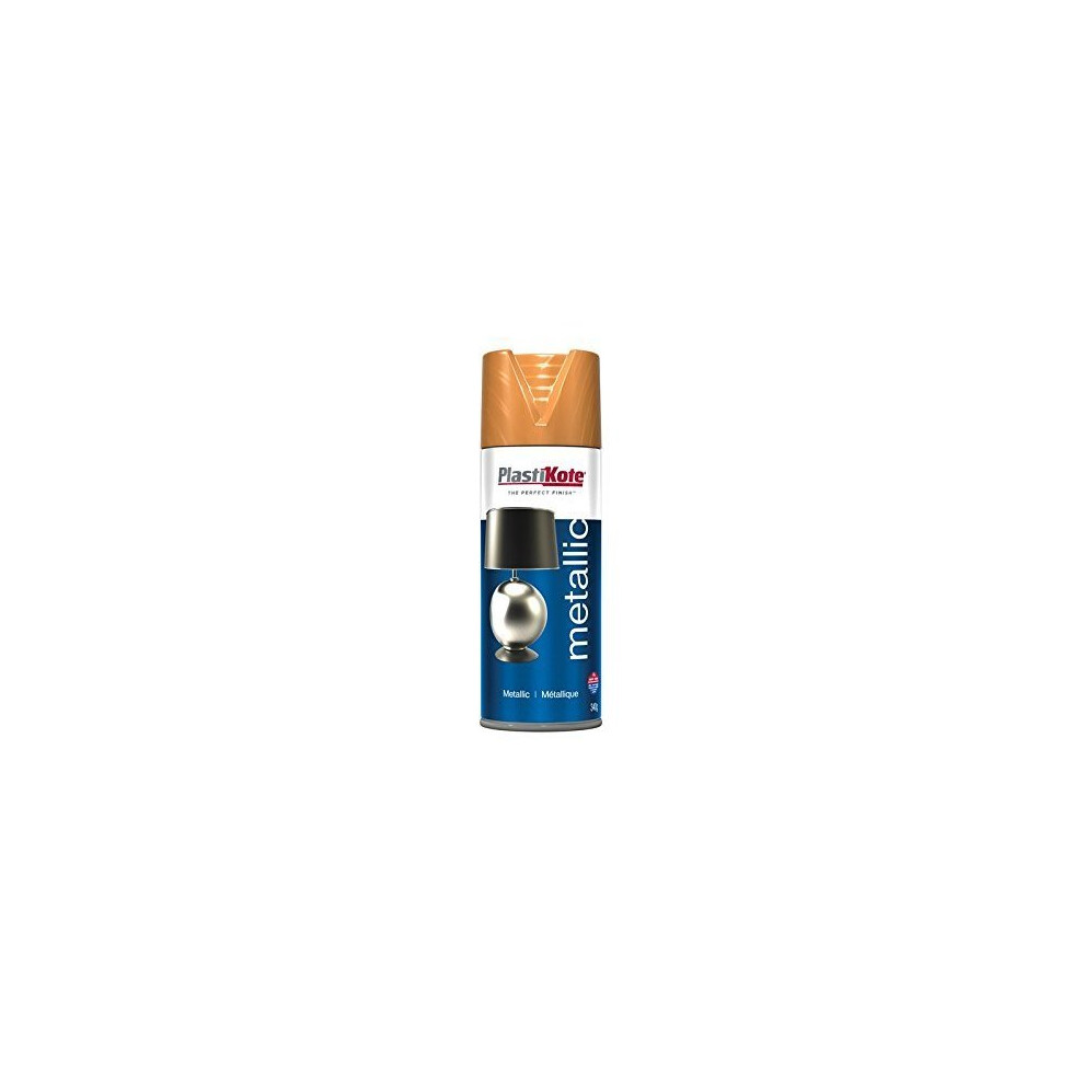 Plasti-kote 4400 400ml Metallic Spray Paint - Bronze