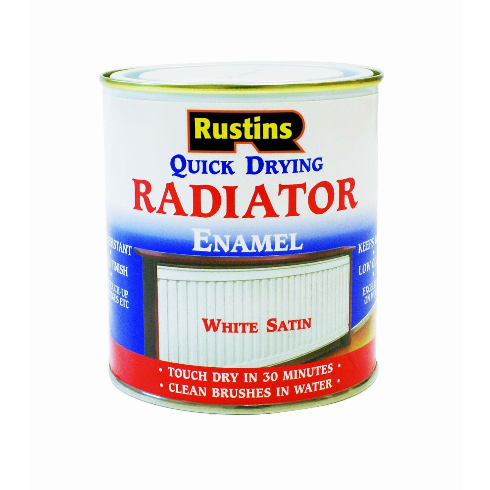 Rustins RADS250 250ml Quick Dry Radiator Paint Satin