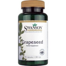 Swanson, Vollspektrum Traubenkern, 380 mg, 100 Kapseln