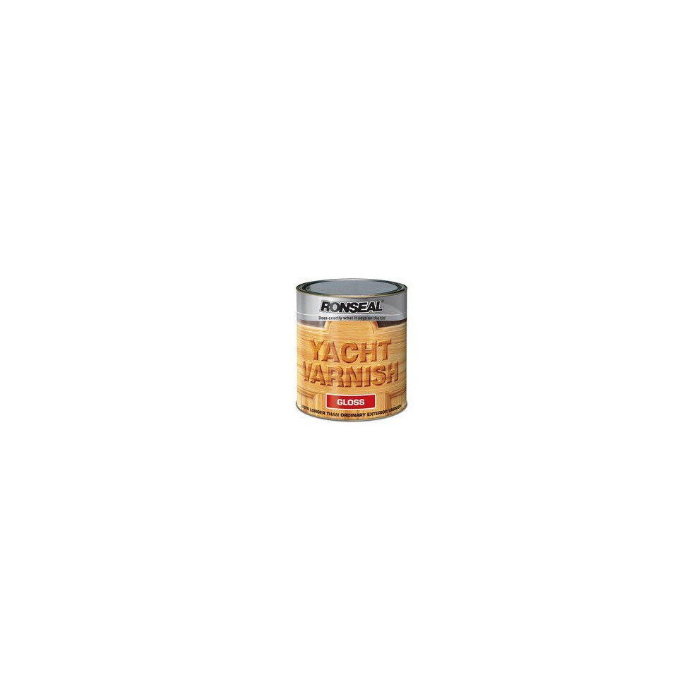 Ronseal YVG1L 1L Exterior Yacht Varnish Gloss