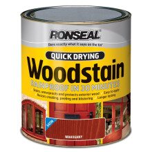 Ronseal Hurtigtørrende Trælasur Satin - Mahogni 750 ml