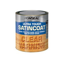 Ronseal UTVSC25L 2.5L Ultra Tough Internal Clear Satincoat Varnish