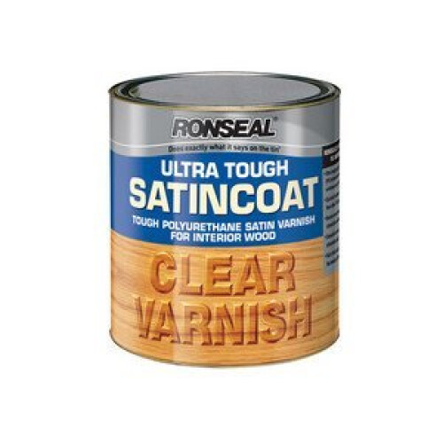 Ronseal UTVSC25L 2.5L Ultra Tough Internal Clear Satincoat Varnish