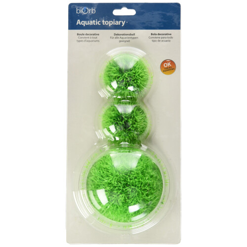 Biorb Biorb Aquatic Topiary Moss Balls, Pack of 3, Green 1
