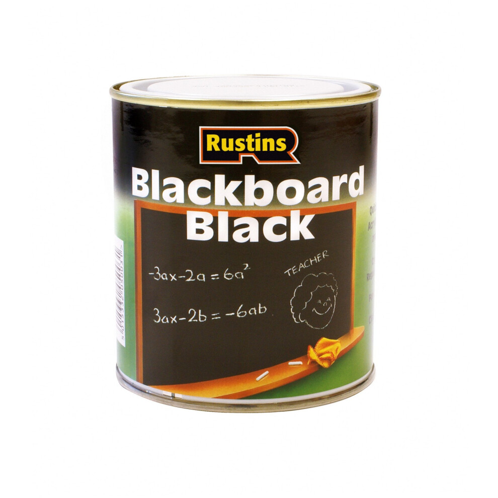 Rustins 250ml Quick Dry Blackboard Paint - Black