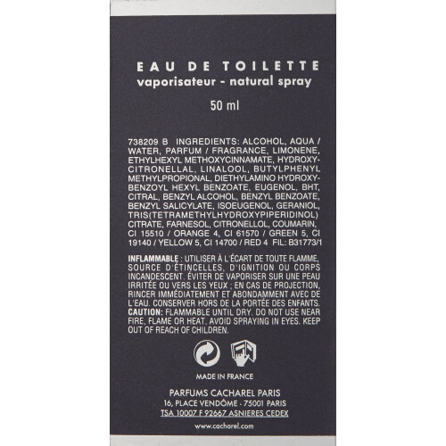 Cacharel Cacharel Pour Homme EDT Spray 50 ml 1