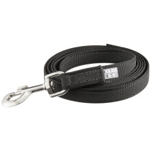 Julius-K9 216GM-2 Color & Gray Super-Grip Leash without Handle, 20 mm x 2 m, Black-Gray