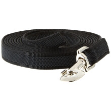 Julius-K9 216GM-3 Color & Gray Super-Grip Leash without Handle, 20 mm x 3 m, Black-Gray