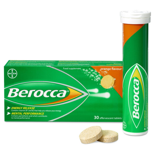 Berocca Orange Energy Vitamin - 30 Tablets 1