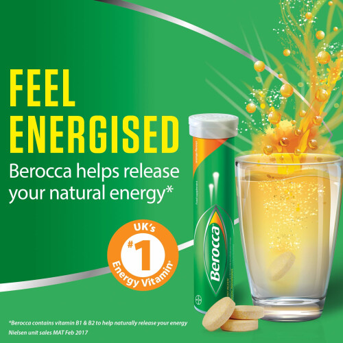 Berocca Orange Energy Vitamin - 30 Tablets 2