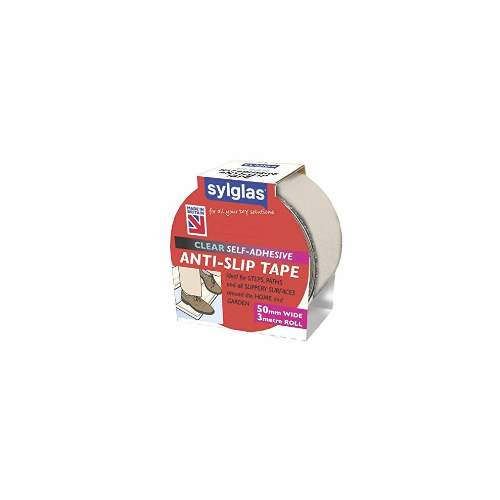 Sylglas ASTCL Anti-Slip Tape 50mm x 3m - Clear