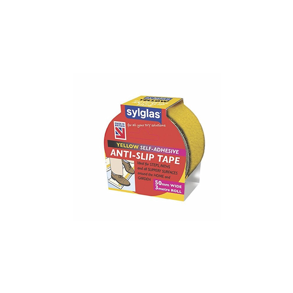Sylglas ASTY Anti-Slip Tape 50mm x 3m - Yellow