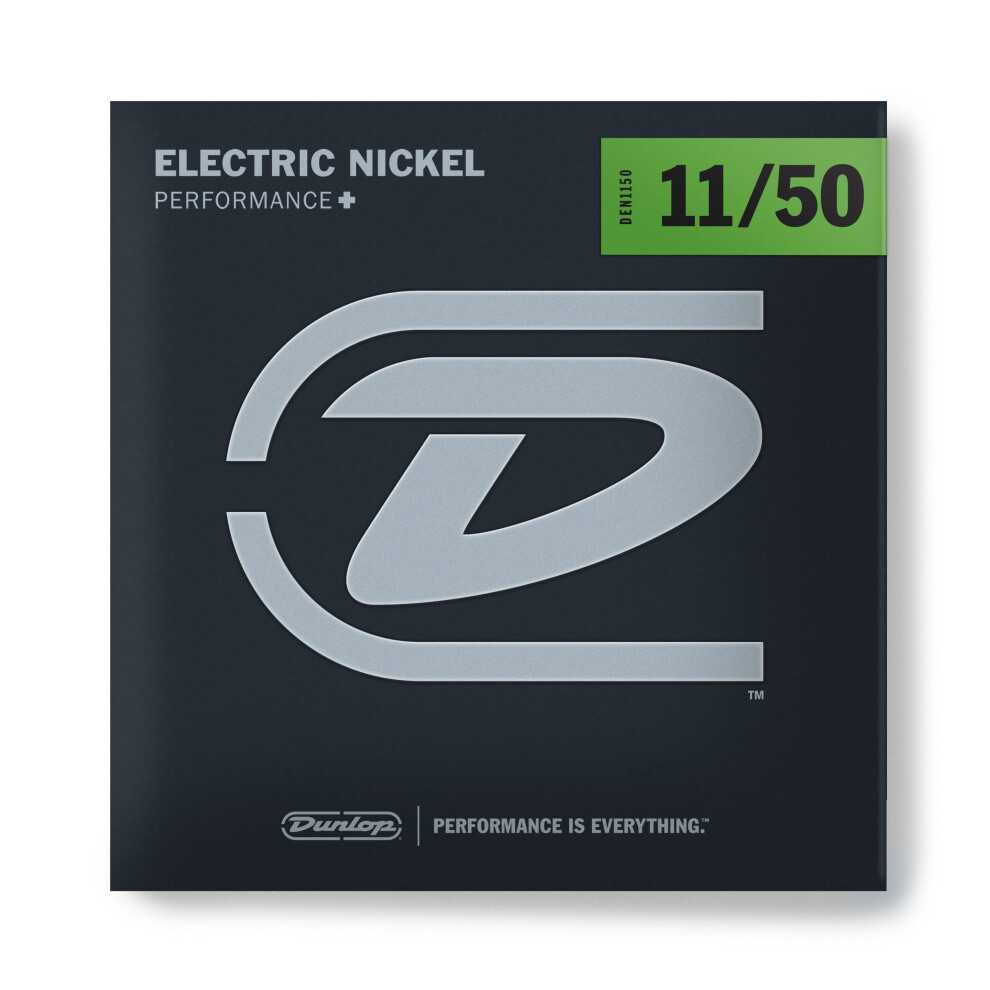 Dunlop DEN1150 Medium Heavy 11-50 Nickel Electric Guitar Strings