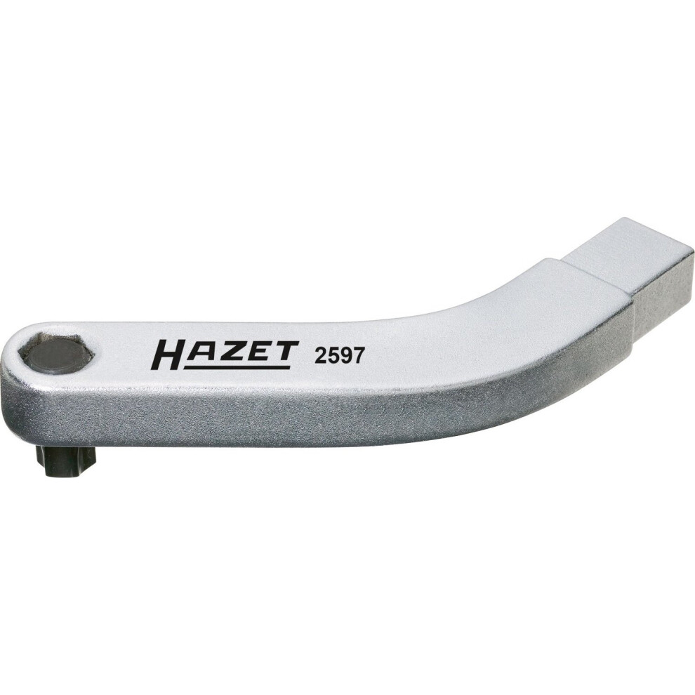Hazet 2597 95 Mm Tâ45 Torx Profile Bent Bit Holder For Door Hinges - Chrome-Plated 4000896017379