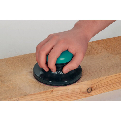 wolfcraft Wolfcraft 5894000 125mm Surface Sander with 2-Component Handhold and Easy-Fixed Abrasive Disc System For Fast Sanding 2