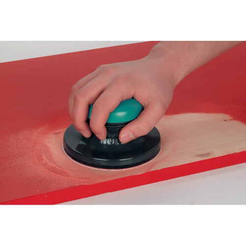 wolfcraft Wolfcraft 5894000 125mm Surface Sander with 2-Component Handhold and Easy-Fixed Abrasive Disc System For Fast Sanding 1