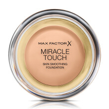 Max Factor Miracle Touch Skin Smoothing Foundation, 45 Warm Almond