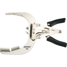 HAZET 790-1A 240 mm Piston Ring Pliers - Bright Nickel-Plated