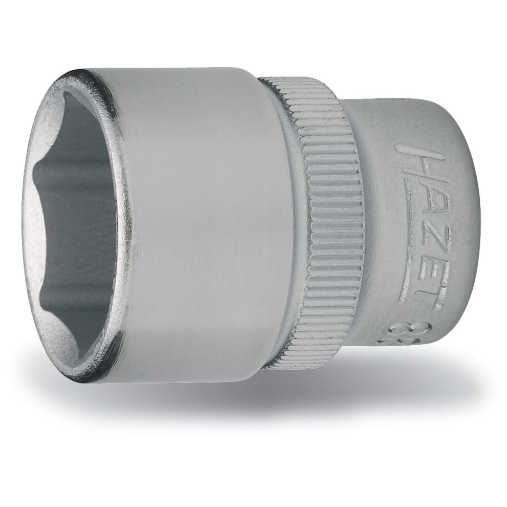 Hazet 880-13 27.5 Mm 6-Point Traction Profile Socket - Chrome-Plated/Polished 4000896038930