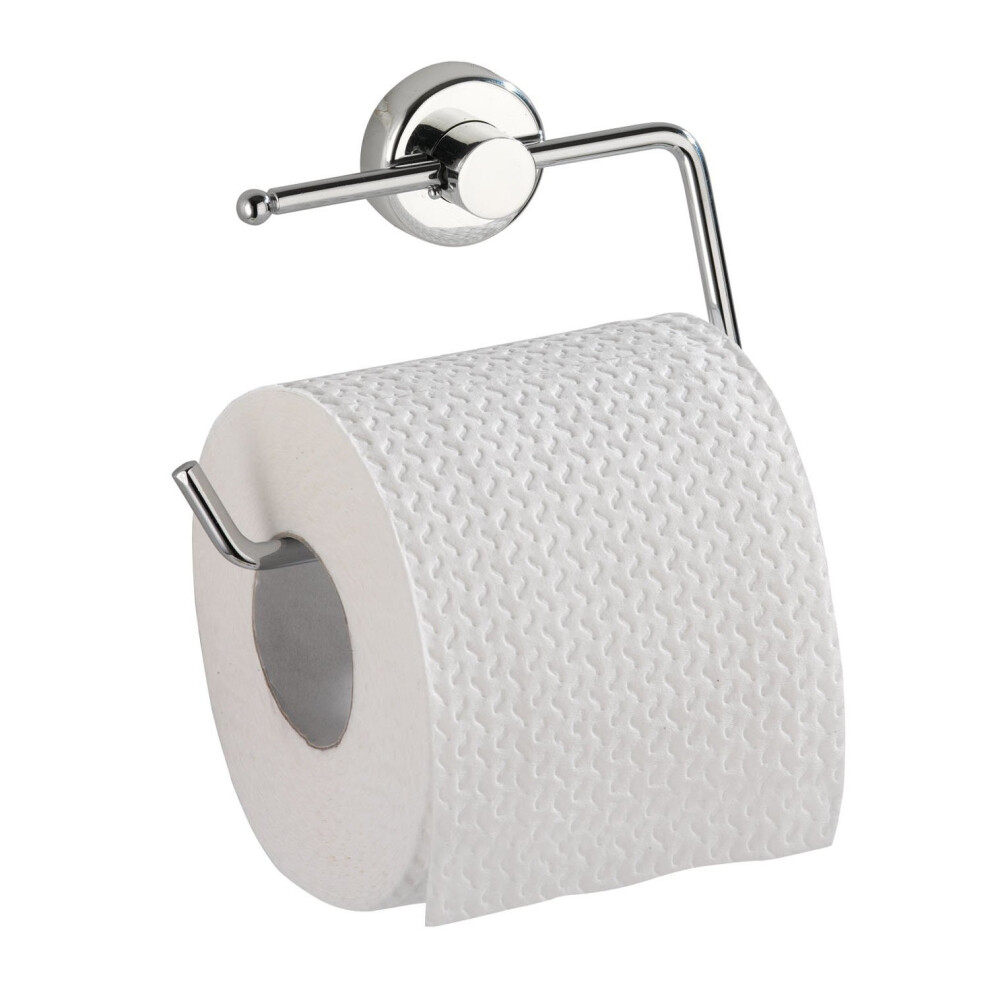 Wenko "Power-Loc Simple Toilet Roll Holder, Chrome