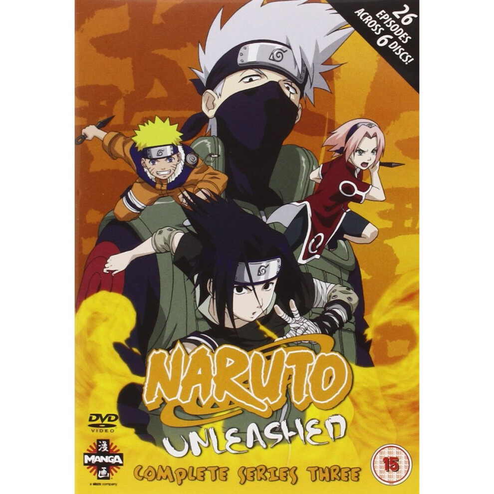 Manga Entertainment Naruto Unleashed - Complete Series 3 (Dvd)