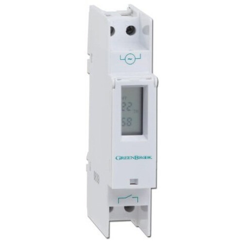Greenbrook T80-C Programmable Din Rail Mounting Digital Time Switch 7day / 24Hr