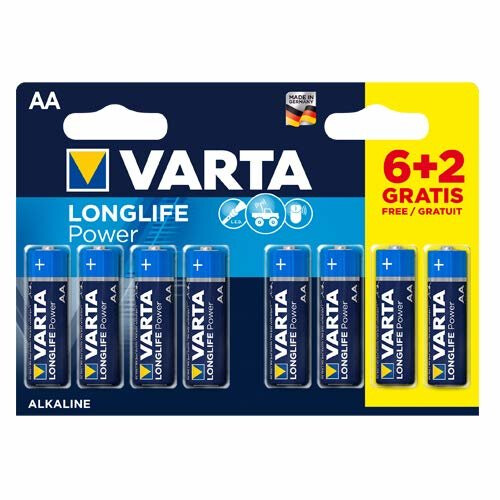 Varta Alkaline Batteri AA | 1.5 V DC | 8-Reklameblister