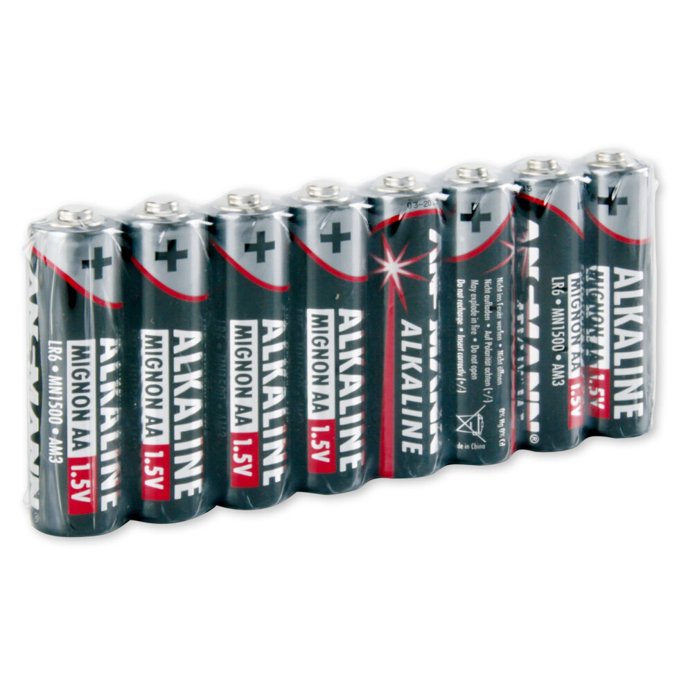 Ansmann Lr6 1.5 V Mignon Aa Alkaline Battery (Pack Of 8) 4013674015283