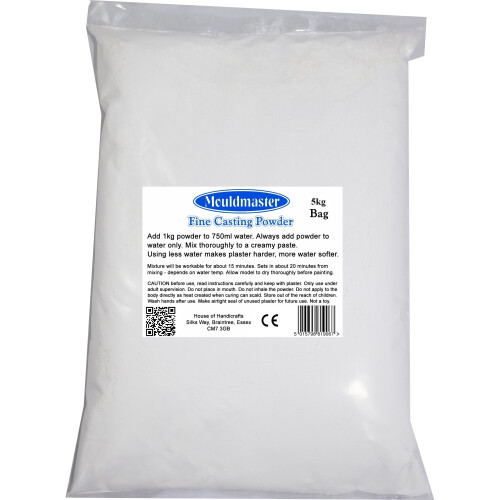 Mouldmaster 5 Kg Plaster of Paris, White