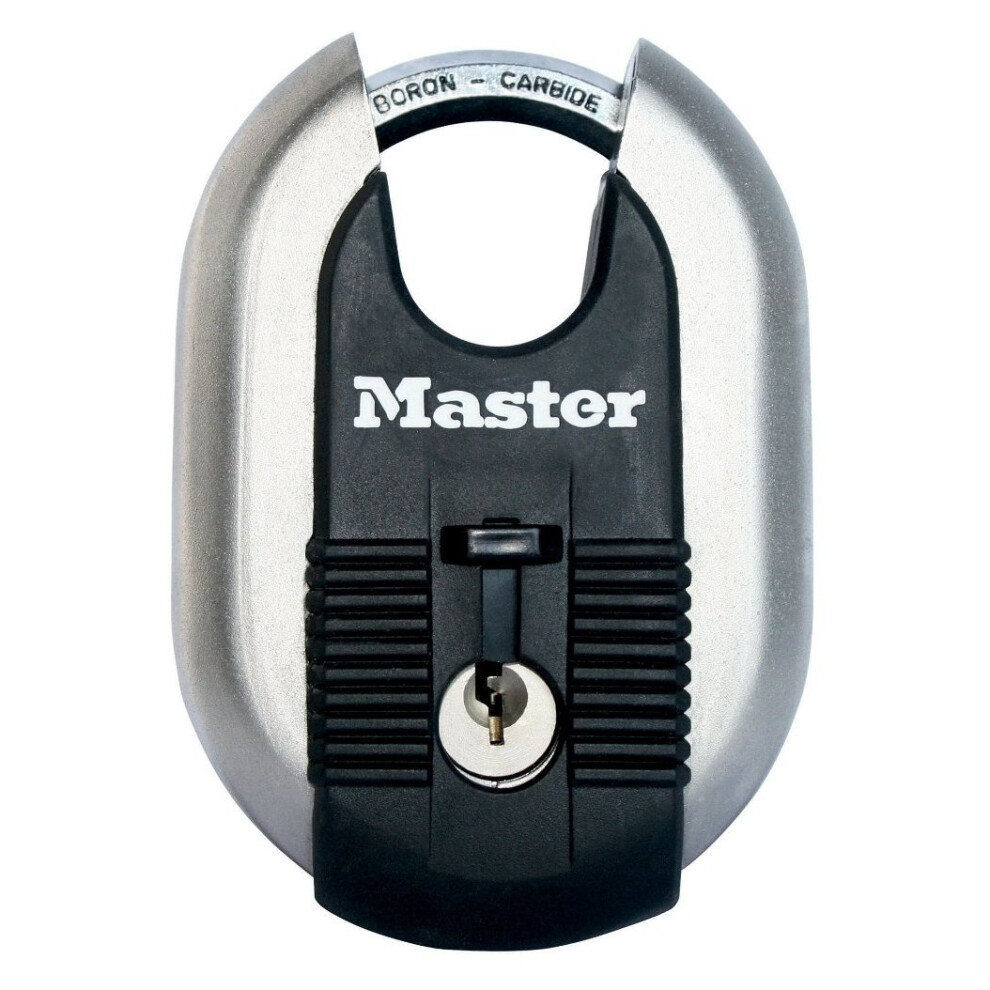 Master Lock Padlock, Excell® Laminated Steel Padlock, Brass Finish, High Security Lock, Keyed Lock, Best Used for Storage Units, Sheds, Garages,...